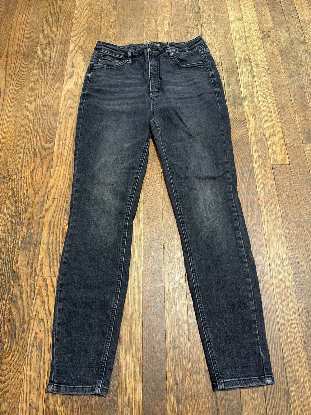 Judy Blue Skinny Jeans Black Wash High Rise Denim 13/31